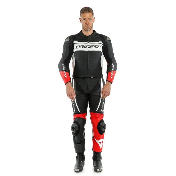 Dainese Mistel Black/White/Red Two Piece Suit 3 Dainese Mistel Black/White/Red Two Piece Suit - Image 3