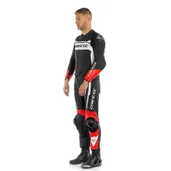 Dainese Mistel Black/White/Red Two Piece Suit 8 Dainese Mistel Black/White/Red Two Piece Suit -Motorcycle Gear Store product D151346479A image 04