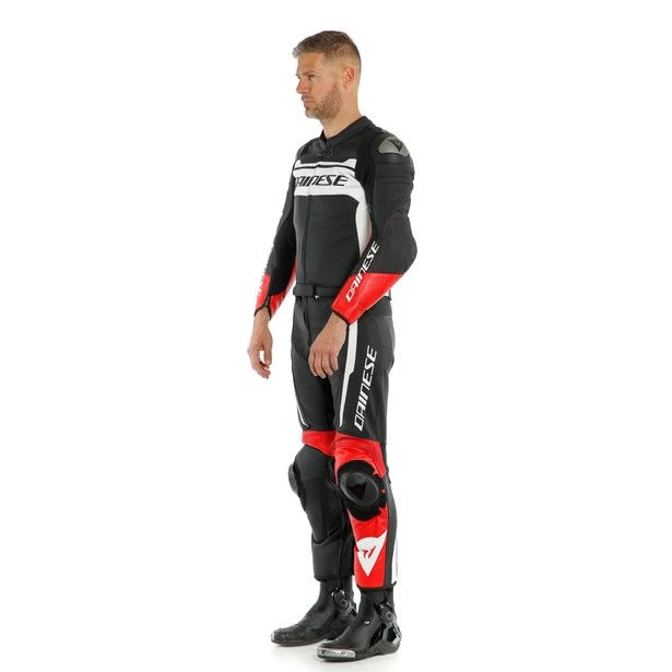Dainese Mistel Black/White/Red Two Piece Suit 4 Dainese Mistel Black/White/Red Two Piece Suit - Image 4
