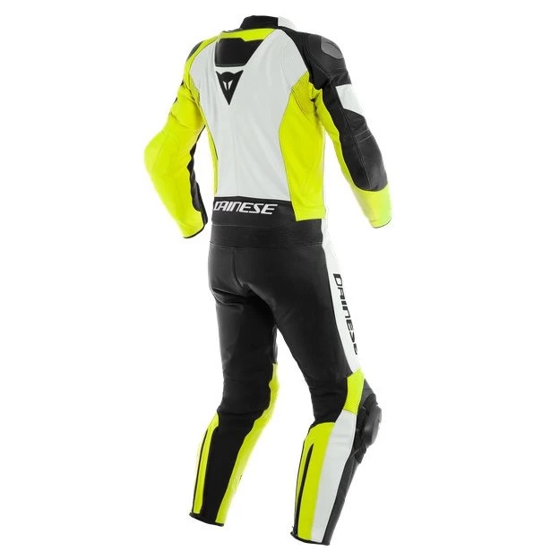 Dainese Mistel White/Yellow/Black Two Piece Suit 2 Dainese Mistel White/Yellow/Black Two Piece Suit - Image 2