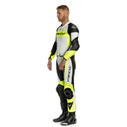 Dainese Mistel White/Yellow/Black Two Piece Suit 9 Dainese Mistel White/Yellow/Black Two Piece Suit -Motorcycle Gear Store product D1513464Y93 image 04
