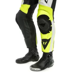 Dainese Mistel White/Yellow/Black Two Piece Suit 11 Dainese Mistel White/Yellow/Black Two Piece Suit -Motorcycle Gear Store product D1513464Y93 image 06