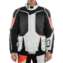 Dainese D-Explorer 2 Grey/Orange/Black Gore-Tex Jacket -Motorcycle Gear Store product D159399376C image 06