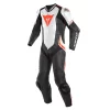 Dainese Laguna Seca 4 Perforated Black/White/Red One Piece Suit