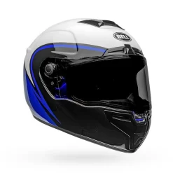 Bell SRT Assassin White/Blue/Black Helmet