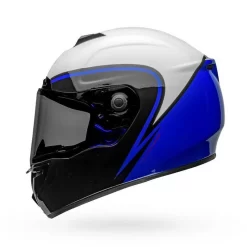 Bell SRT Assassin White/Blue/Black Helmet -Motorcycle Gear Store product SRTASSABLU image 05 1