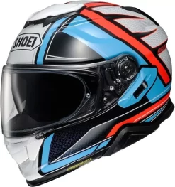 Shoei Gt Air 2 Haste TC-2 White Red Blue Full Face Motorcycle Helmet Size XS