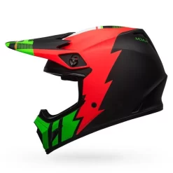 Bell MX-9 MIPS Strike Matte Infrared/Green/Black Helmet 10 Bell MX-9 MIPS Strike Matte Infrared/Green/Black Helmet -Motorcycle Gear Store strike ingnbk 5