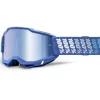 100% ACCURI2 GOGGLE YARGER BLUE MIRROR LENS